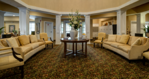 The Arbors Assisted Living Stoneham Lobby