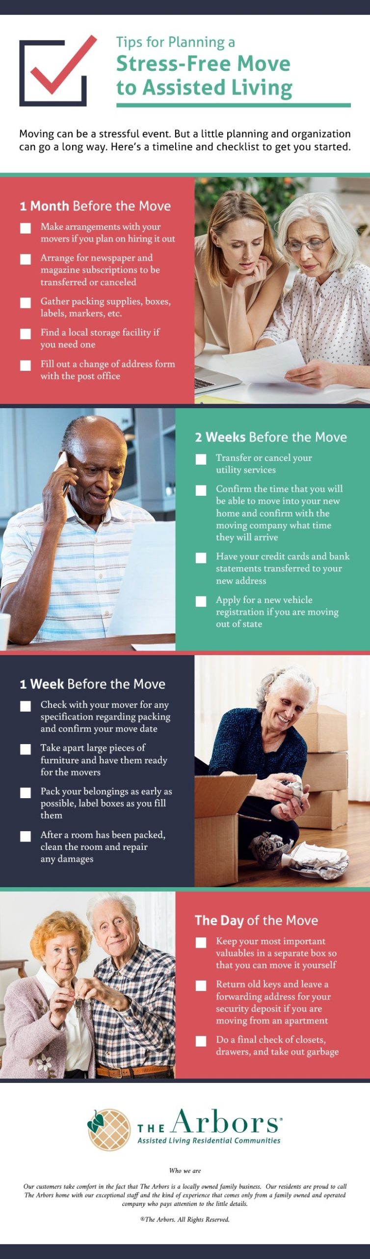 Infographic: Timeline for Making the Move to Assisted Living Stress-Free